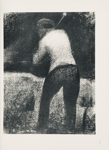 Georges Seurat, Le Casseur De Pierres, Seurat, Lithograph