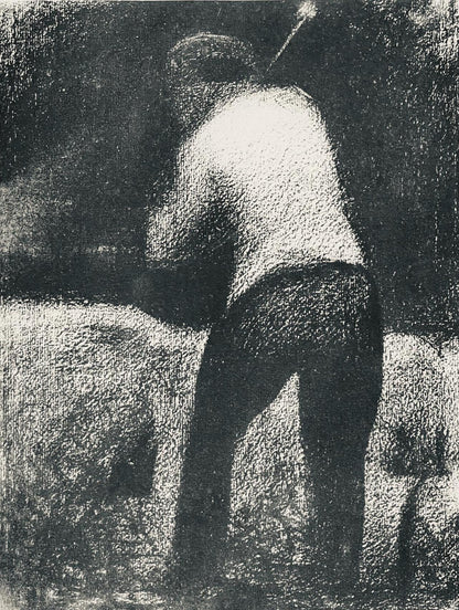Georges Seurat, Le Casseur De Pierres, Seurat, Lithograph