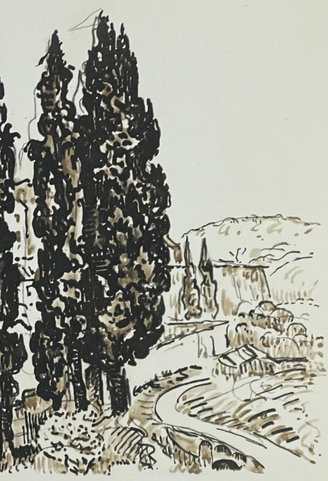 Paul Signac, St-Paul-De-Vence, Signac Dessins, Lithograph