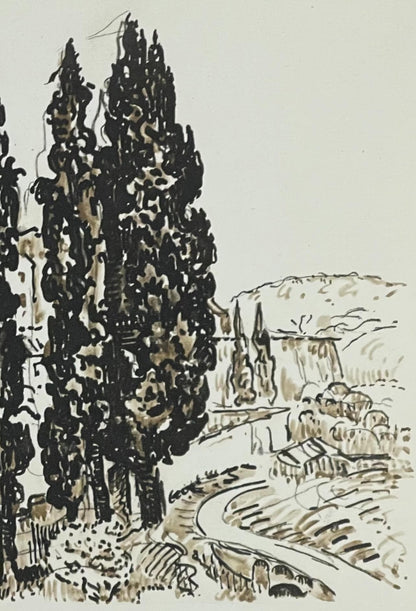 Paul Signac, St-Paul-De-Vence, Signac Dessins, Lithograph