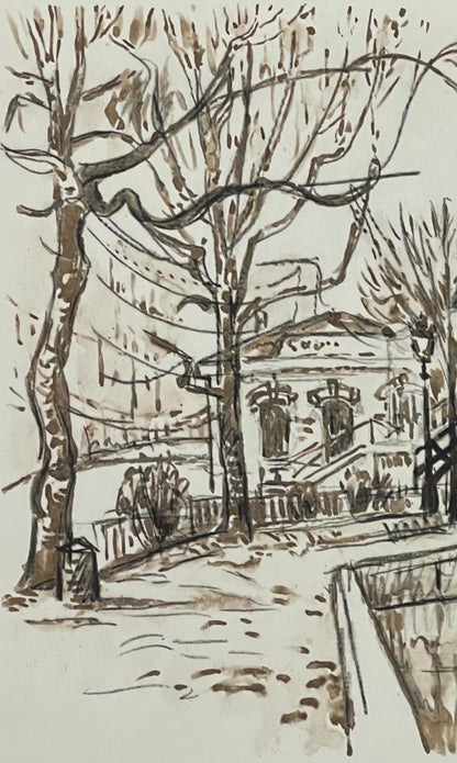 Paul Signac, Canal St-Martin, Signac Dessins, Lithograph