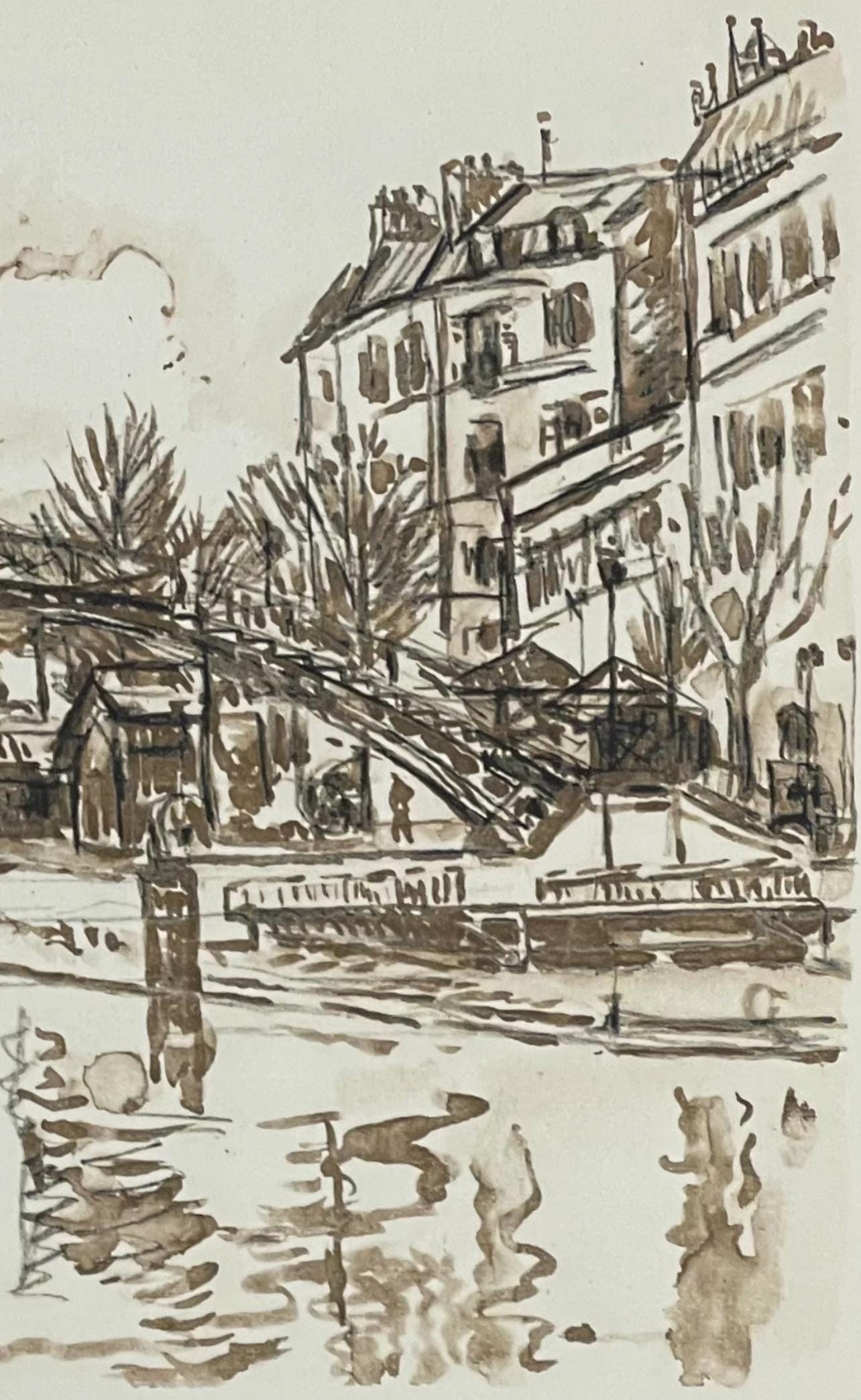 Paul Signac, Canal St-Martin, Signac Dessins, Lithograph