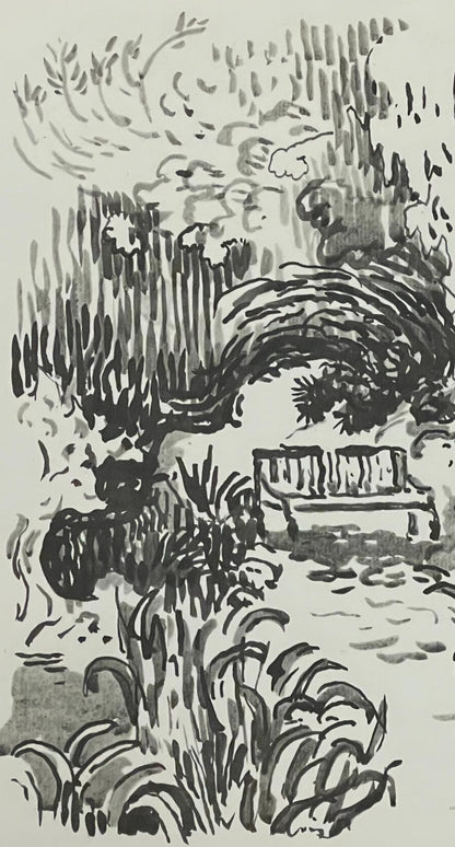 Paul Signac, St-Tropez. Le Jardin, Signac Dessins, Lithograph
