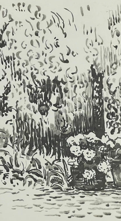 Paul Signac, St-Tropez. Le Jardin, Signac Dessins, Lithograph