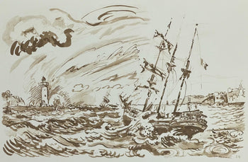 Paul Signac, Le Trois-Mts Au Plein, Signac Dessins, Lithograph