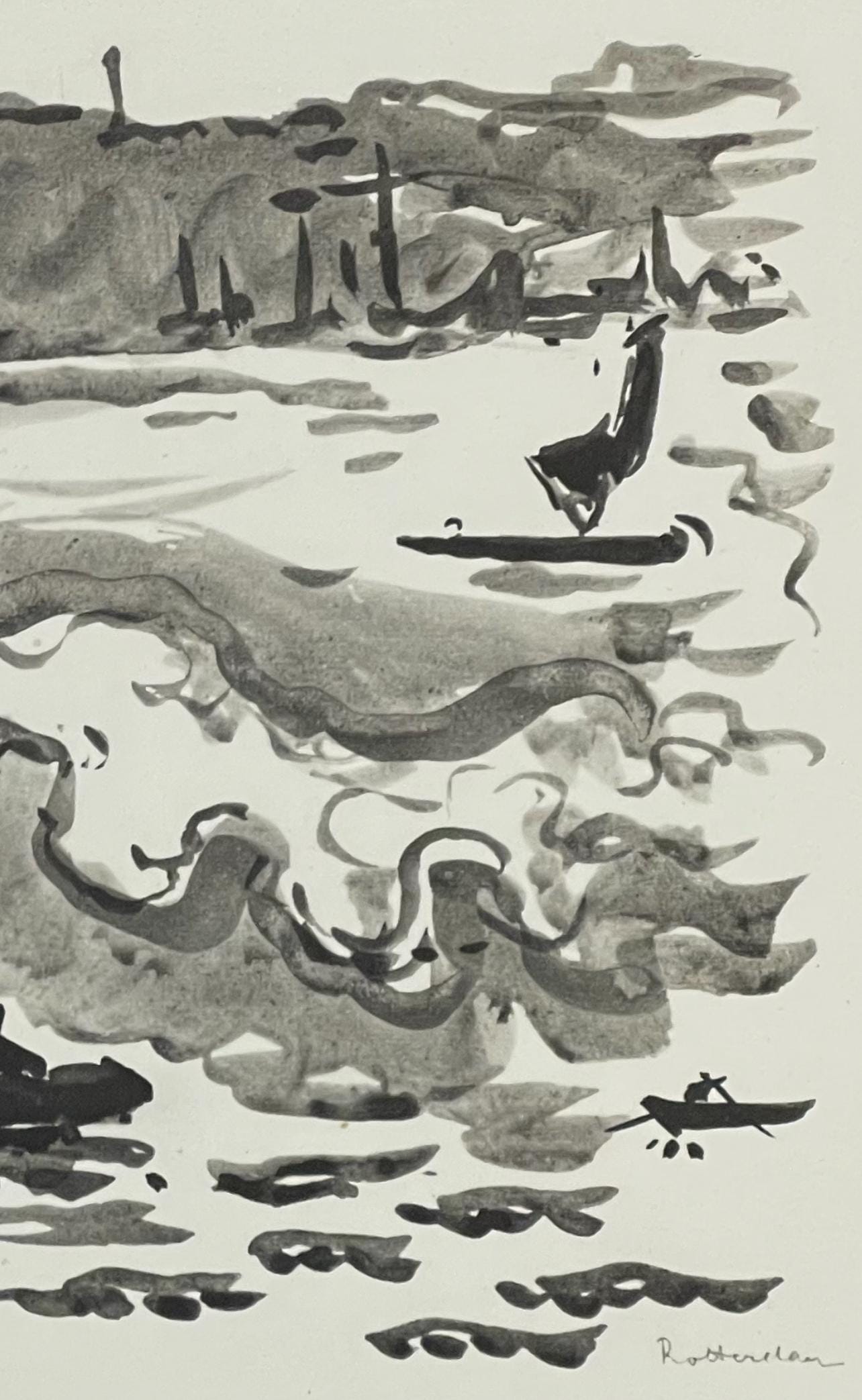 Paul Signac, Rotterdam, Signac Dessins, Lithograph