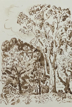 Paul Signac, Antibes. L'Eucalyptus, Signac Dessins, Lithograph