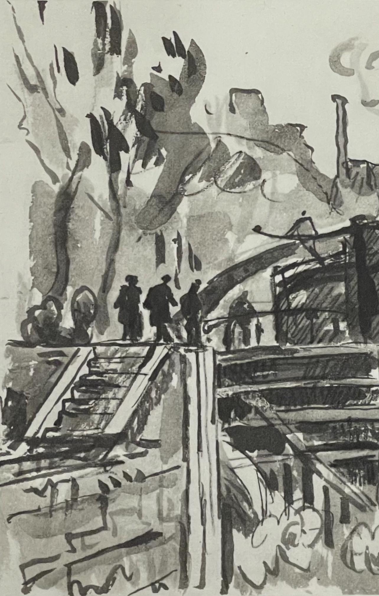 Paul Signac, L'Htel Du Nord, Signac Dessins, Lithograph