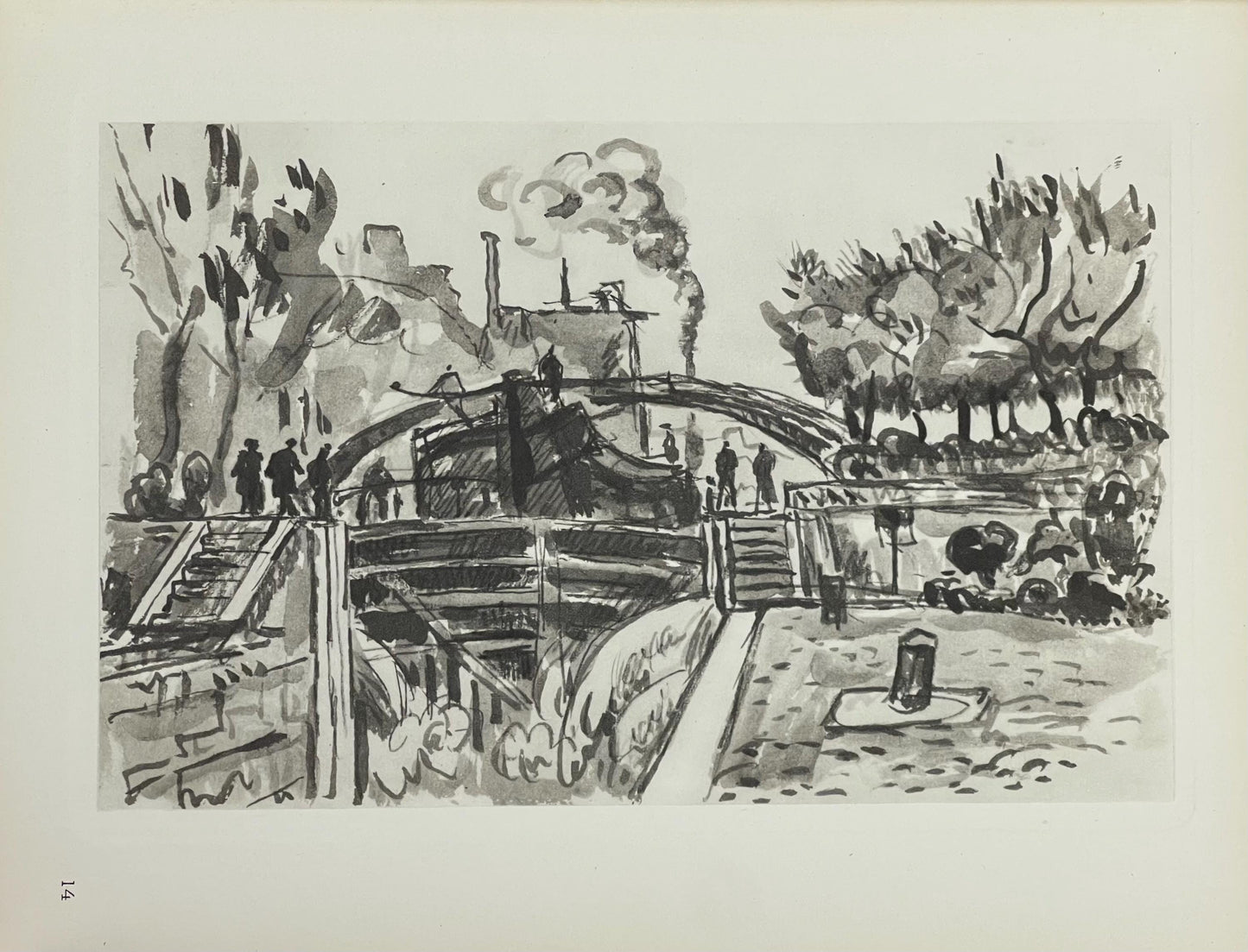 Paul Signac, L'Htel Du Nord, Signac Dessins, Lithograph