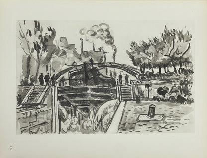 Paul Signac, L'Htel Du Nord, Signac Dessins, Lithograph
