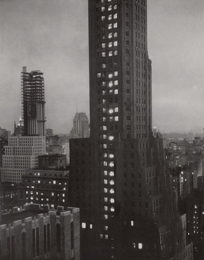 Alfred Stieglitz, Evening From The Shelton, Alfred Stieglitz Memorial Portfolio 1864-1946, Halftone