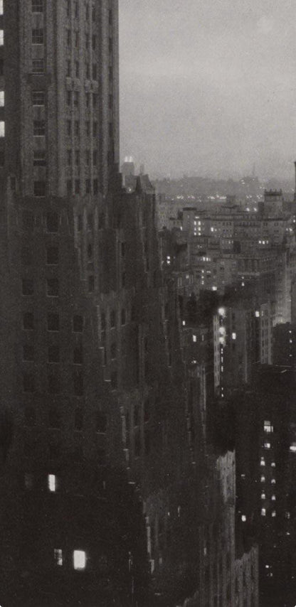 Alfred Stieglitz, Evening From The Shelton, Alfred Stieglitz Memorial Portfolio 1864-1946, Halftone