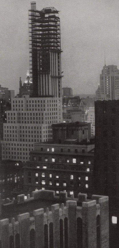 Alfred Stieglitz, Evening From The Shelton, Alfred Stieglitz Memorial Portfolio 1864-1946, Halftone