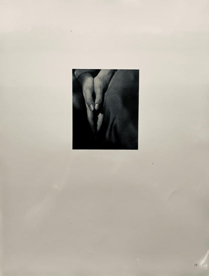 Alfred Stieglitz, Hands, Dorothy Norman, Alfred Stieglitz Memorial Portfolio 1864-1946, Halftone