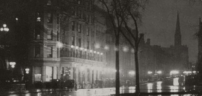 Alfred Stieglitz, Night, New York, Alfred Stieglitz Memorial Portfolio 1864-1946, Halftone