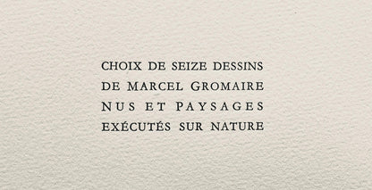 Marcel Gromaire, Composition, Gromaire, Lithograph