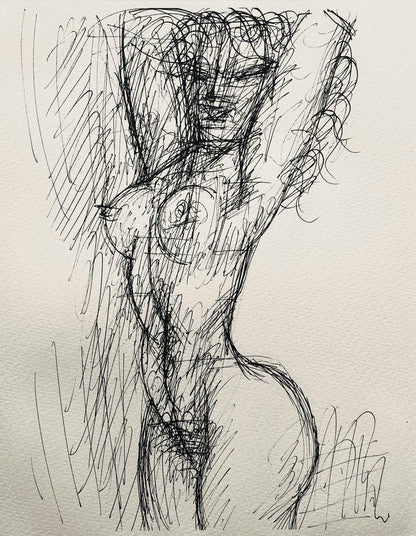 Marcel Gromaire, Composition, Gromaire, Lithograph