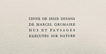 Marcel Gromaire, Composition, Gromaire, Lithograph