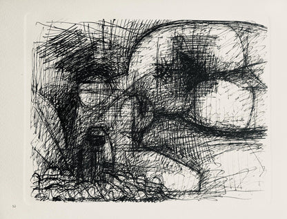 Marcel Gromaire, Composition, Gromaire, Lithograph