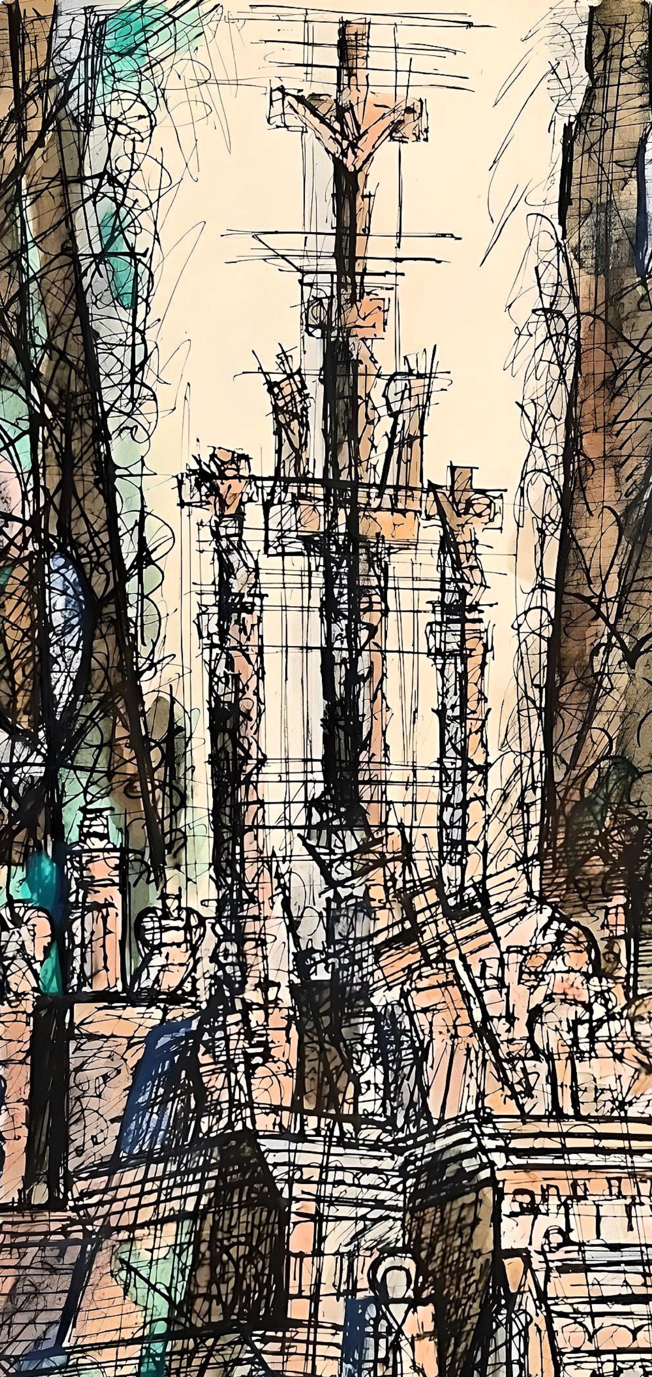 Marcel Gromaire, Composition, Loge De Gromaire, Lithograph