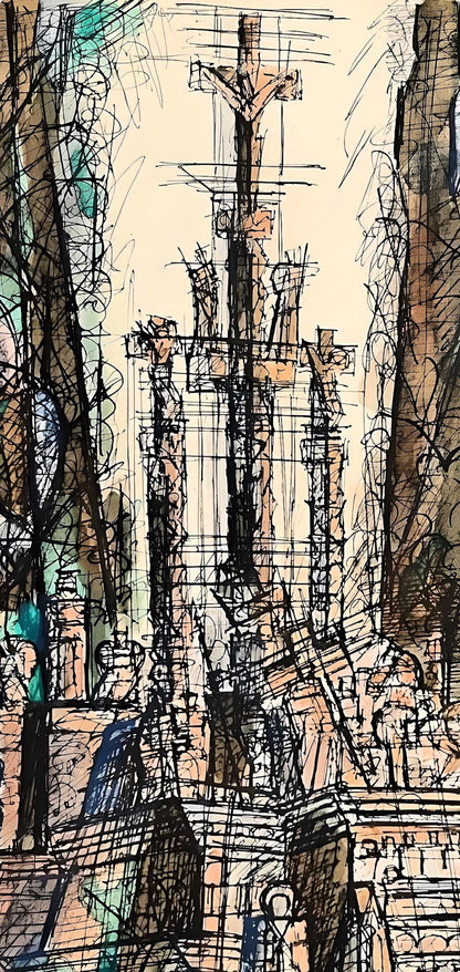 Marcel Gromaire, Composition, Loge De Gromaire, Lithograph