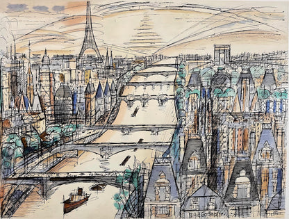 Marcel Gromaire, Composition, Loge De Gromaire, Lithograph