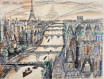 Marcel Gromaire, Composition, Loge De Gromaire, Lithograph