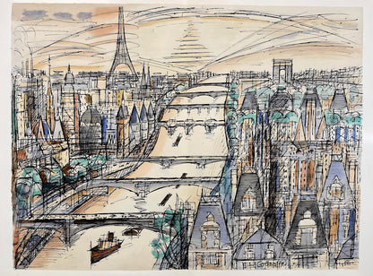 Marcel Gromaire, Composition, Loge De Gromaire, Lithograph