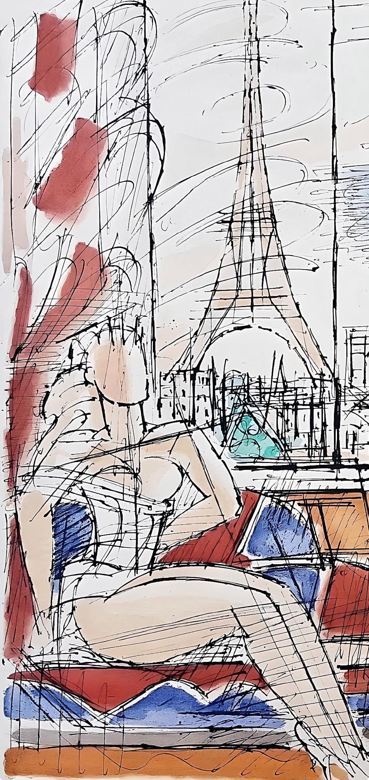 Marcel Gromaire, Composition, Loge De Gromaire, Lithograph