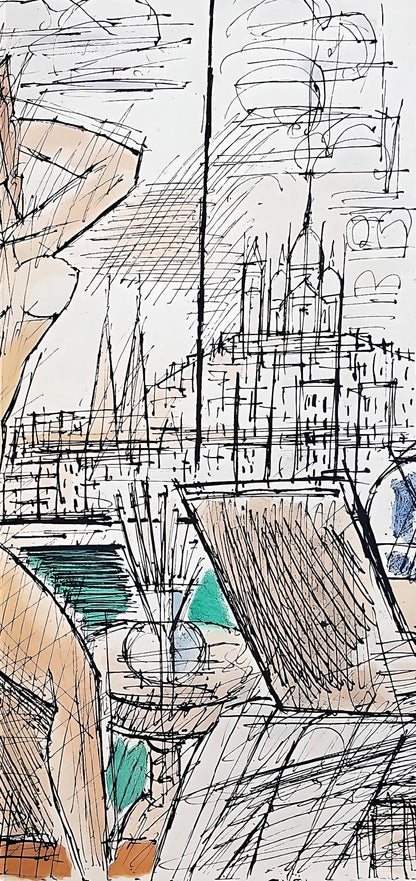 Marcel Gromaire, Composition, Loge De Gromaire, Lithograph