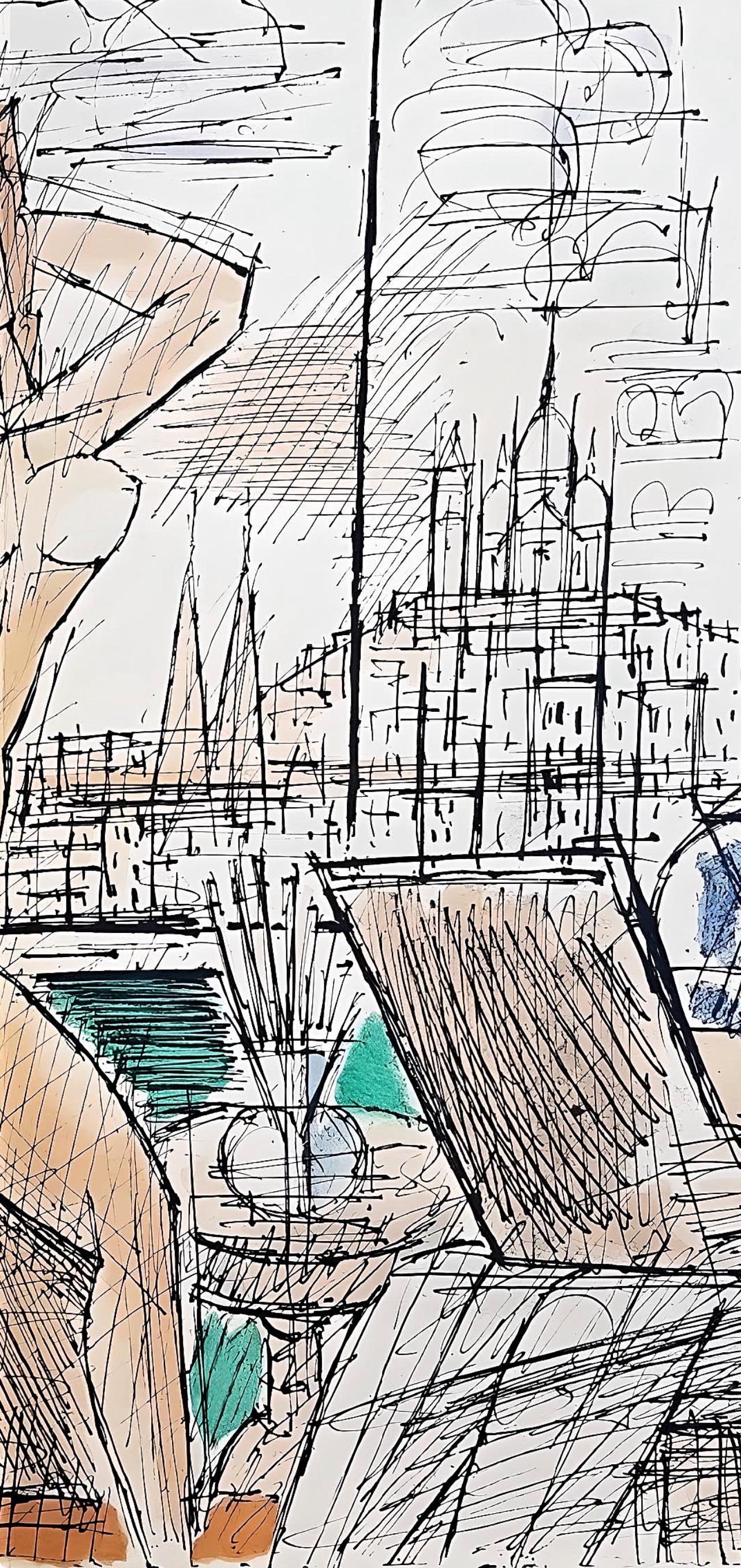 Marcel Gromaire, Composition, Loge De Gromaire, Lithograph