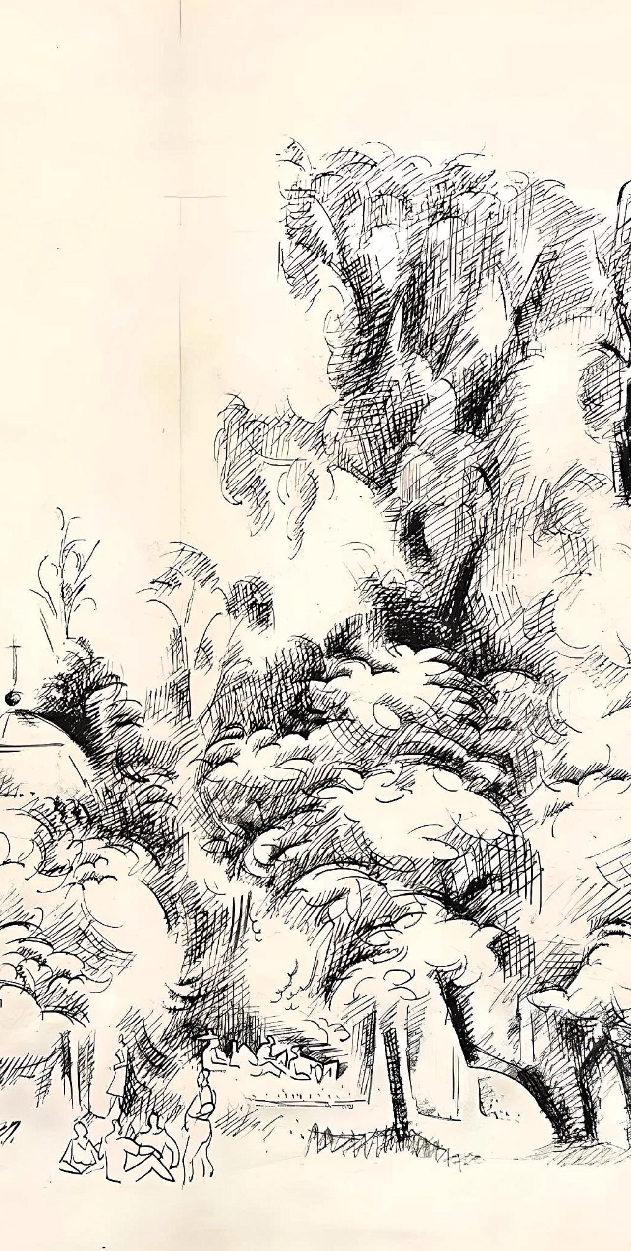 Andr Lhote, Composition, Loge De Andr Lhote, Lithograph