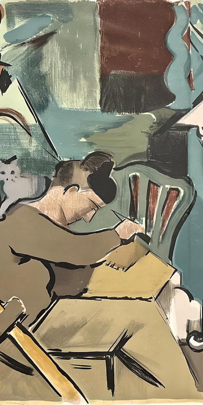 Andr Lhote, Composition, Loge De Andr Lhote, Lithograph