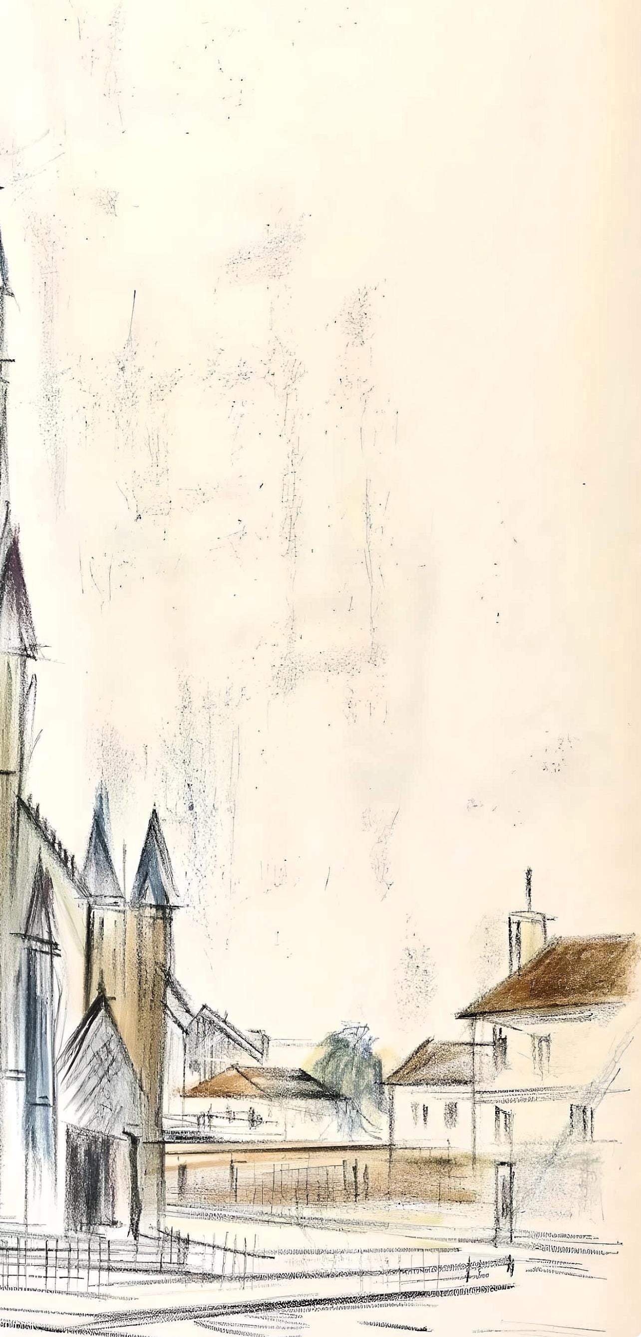 Maurice Utrillo, Composition, Loge De Maurice Utrillo, Lithograph