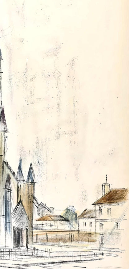 Maurice Utrillo, Composition, Loge De Maurice Utrillo, Lithograph