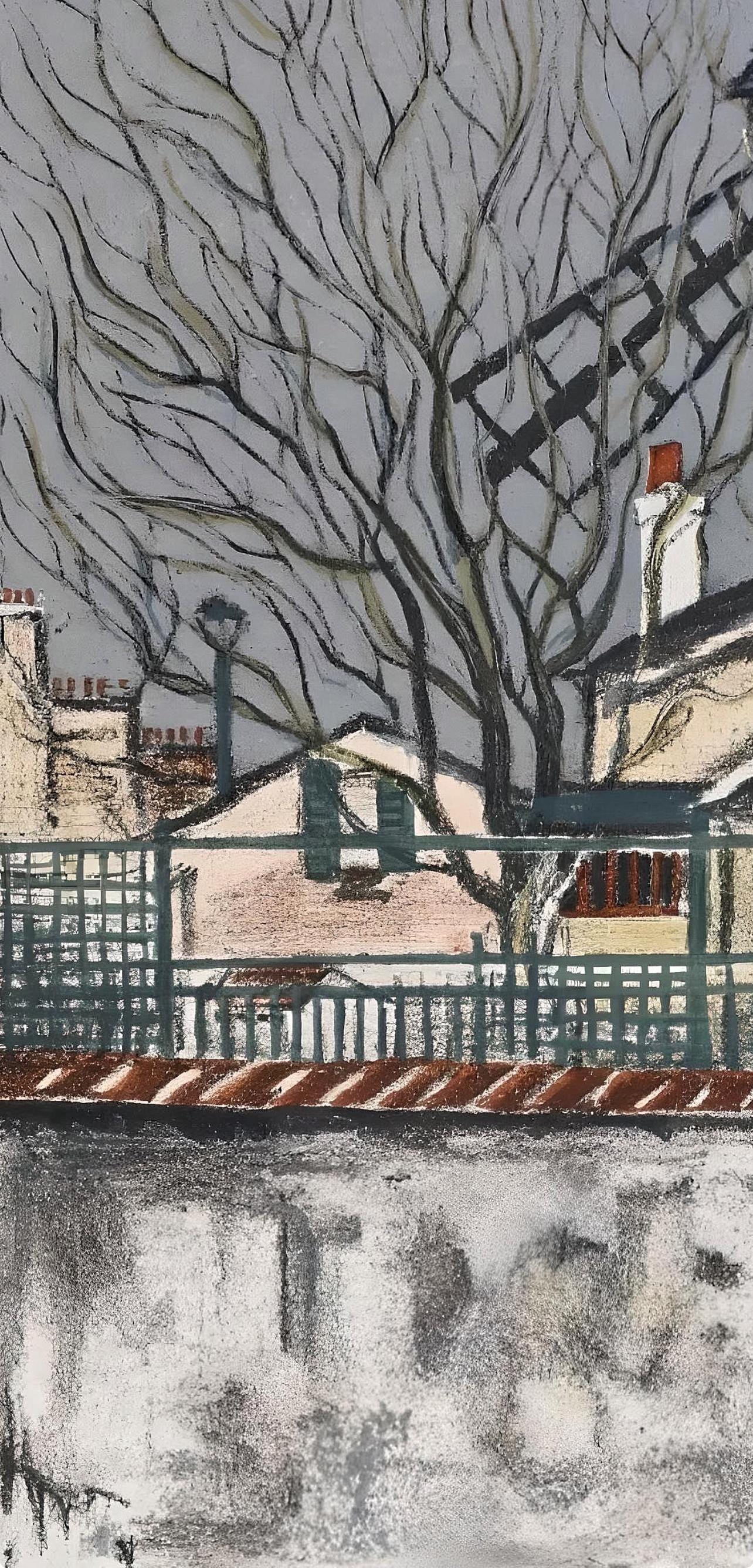 Maurice Utrillo, Composition, Loge De Maurice Utrillo, Lithograph