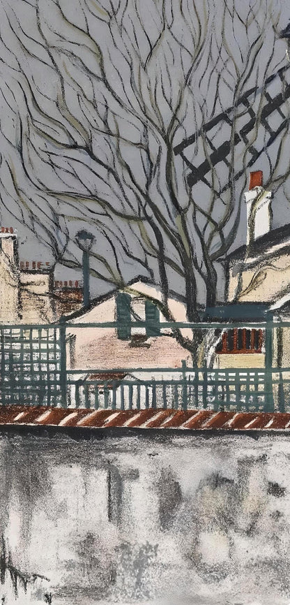 Maurice Utrillo, Composition, Loge De Maurice Utrillo, Lithograph