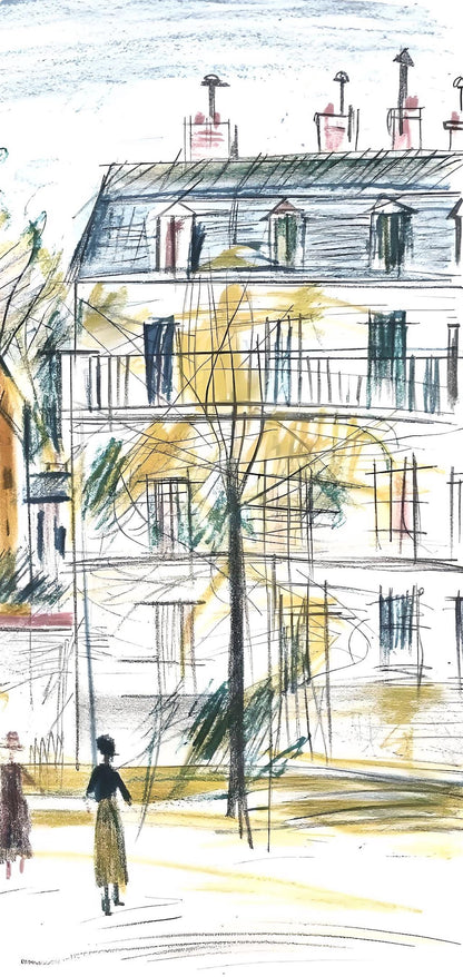 Maurice Utrillo, Composition, Loge De Maurice Utrillo, Lithograph