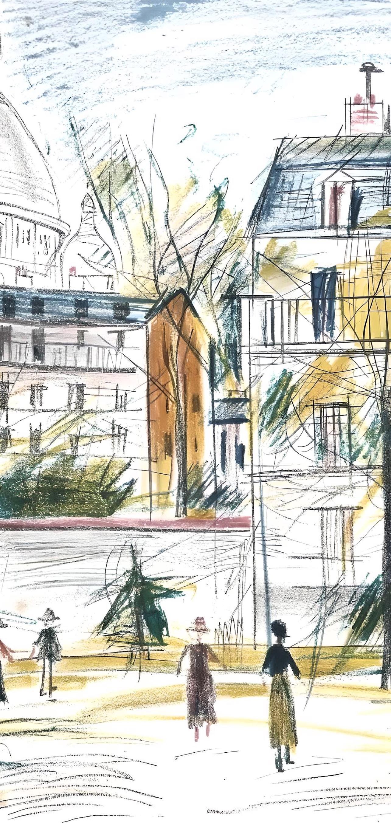 Maurice Utrillo, Composition, Loge De Maurice Utrillo, Lithograph