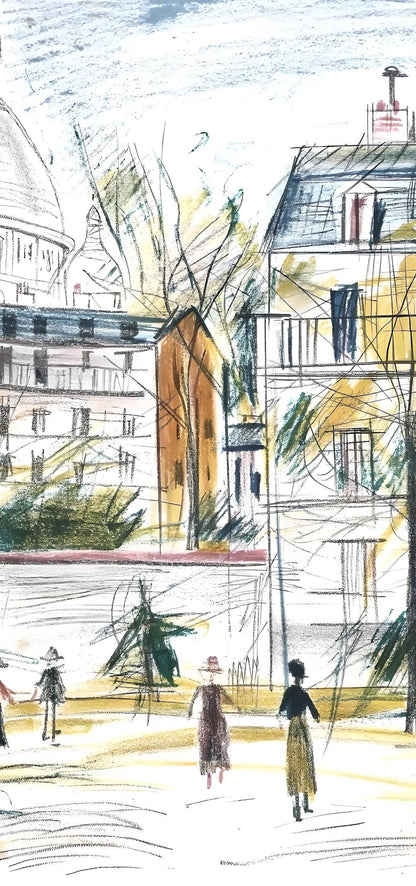 Maurice Utrillo, Composition, Loge De Maurice Utrillo, Lithograph