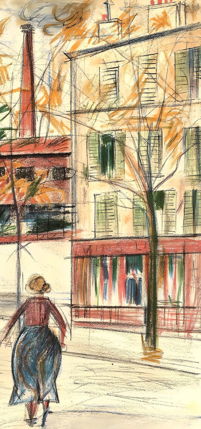 Maurice Utrillo, Composition, Loge De Maurice Utrillo, Lithograph