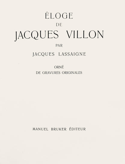 Jacques Villon, Composition, Loge De Jacques Villon, Etching