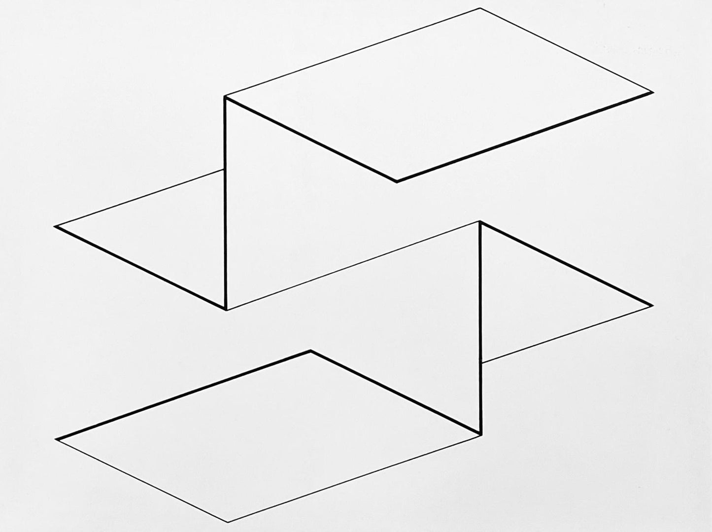 Josef Albers, Composition, Josef Albers Zeichnungen Drawings, Lithograph