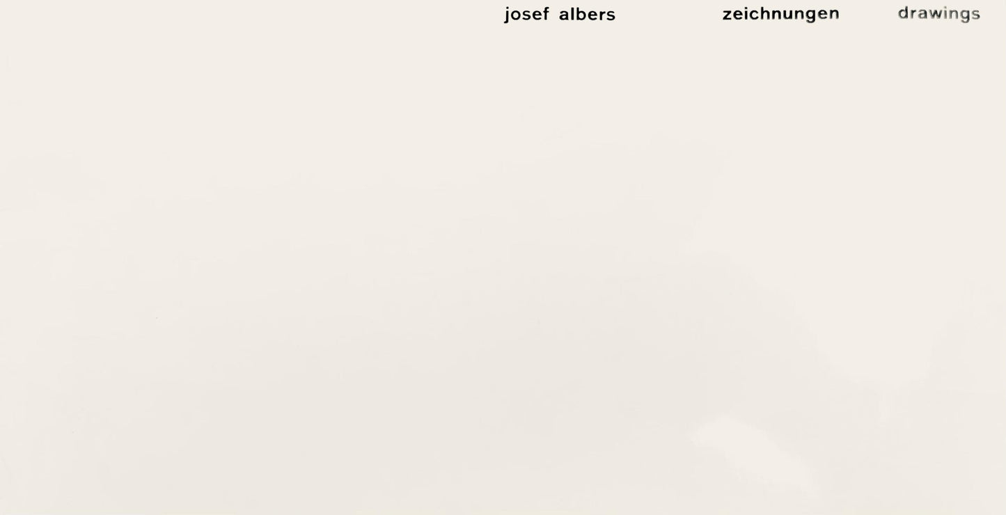 Josef Albers, Composition, Josef Albers Zeichnungen Drawings, Lithograph