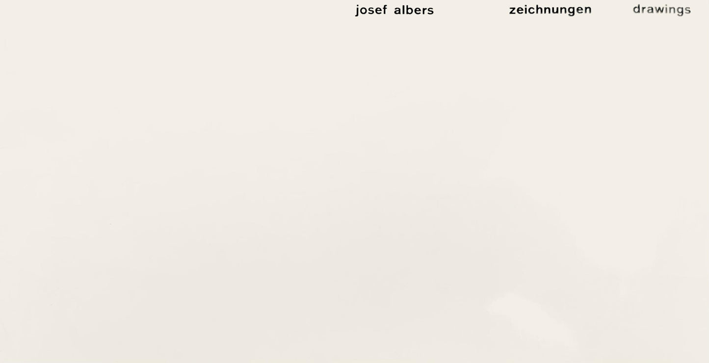 Josef Albers, Composition, Josef Albers Zeichnungen Drawings, Lithograph