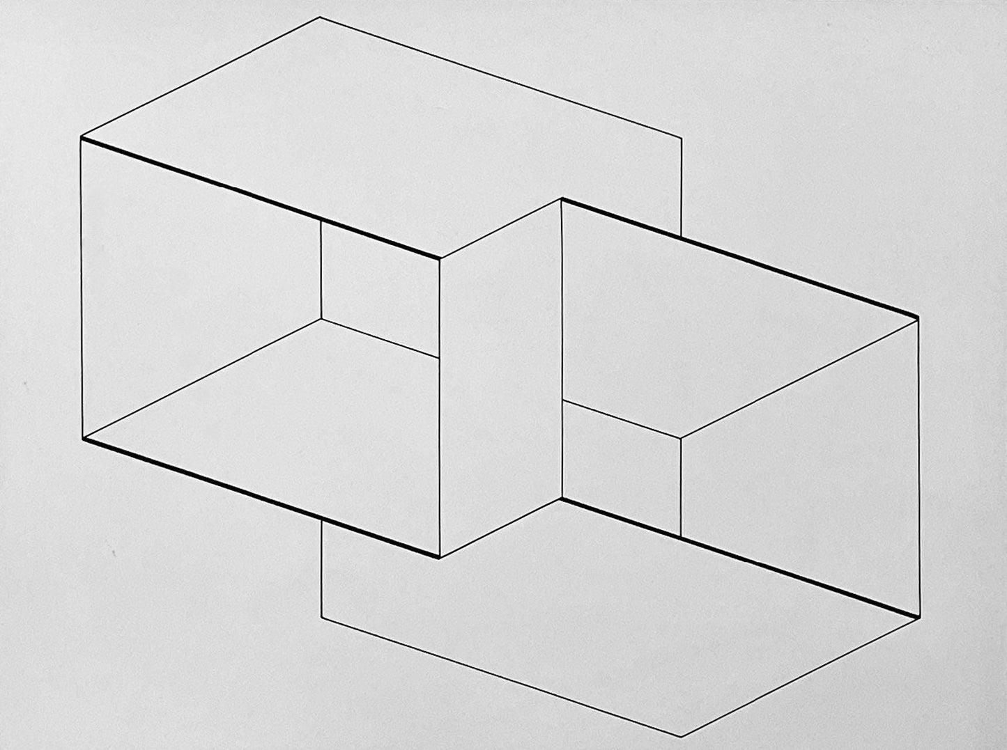 Josef Albers, Composition, Josef Albers Zeichnungen Drawings, Lithograph