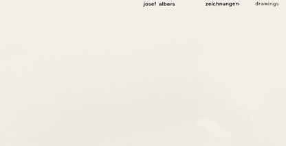 Josef Albers, Composition, Josef Albers Zeichnungen Drawings, Lithograph