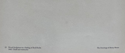Henry Moore, Wood Sculpture In Setting Of Rocks, The Drawings Of Henry Moore, Lithograph