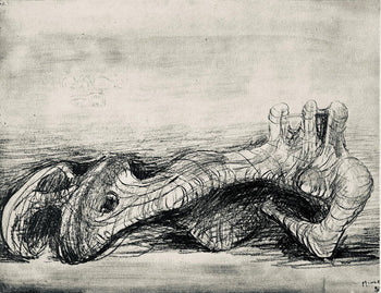 Henry Moore, Reclining Figure, The Drawings Of Henry Moore, Lithograph