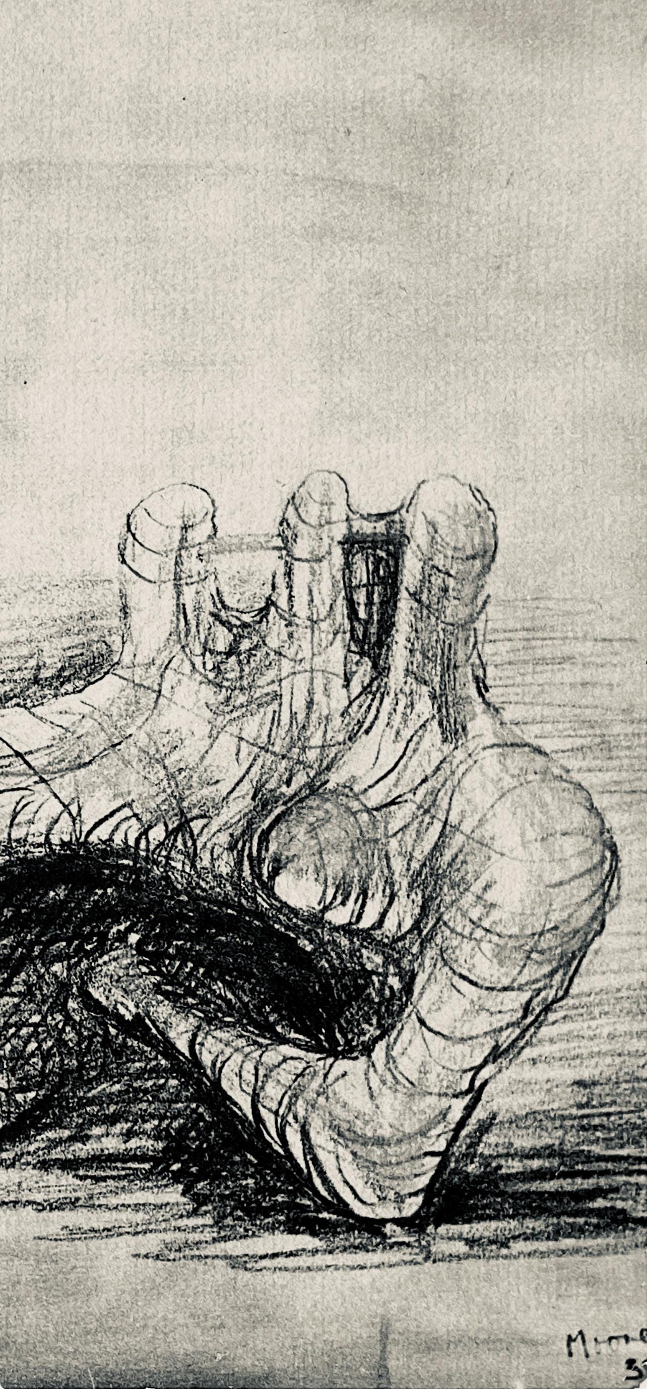 Henry Moore, Reclining Figure, The Drawings Of Henry Moore, Lithograph